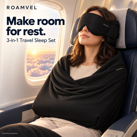 ROAMVEL 3-in-1 Travel Sleep Set lifestyle visualisation